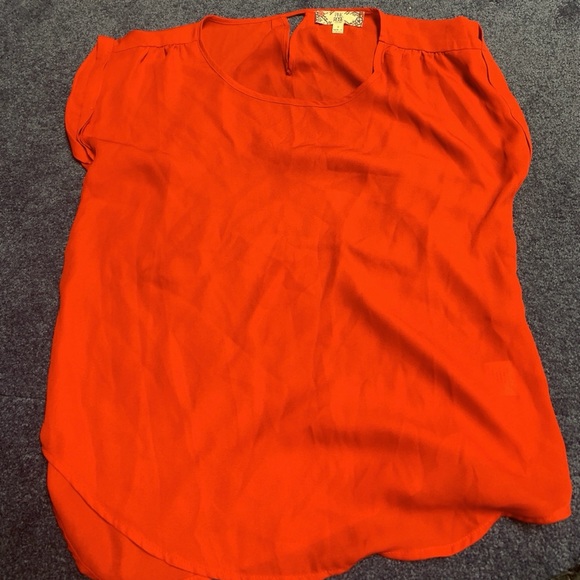Pink Rose Tops - Pink rose small top red